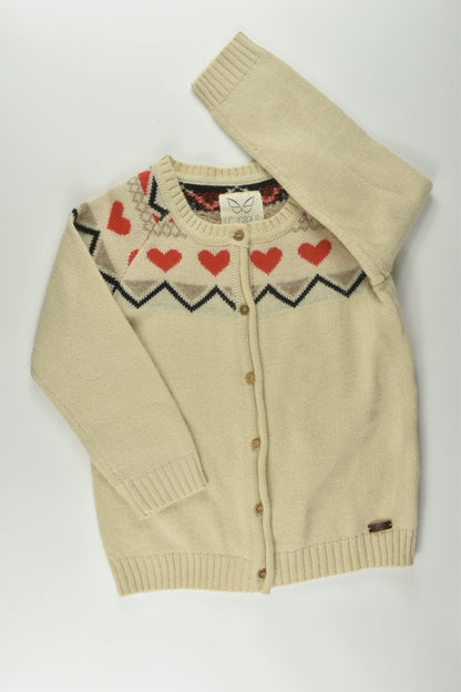 LC Girls Size 11-2 Wool Blend Cardigan
