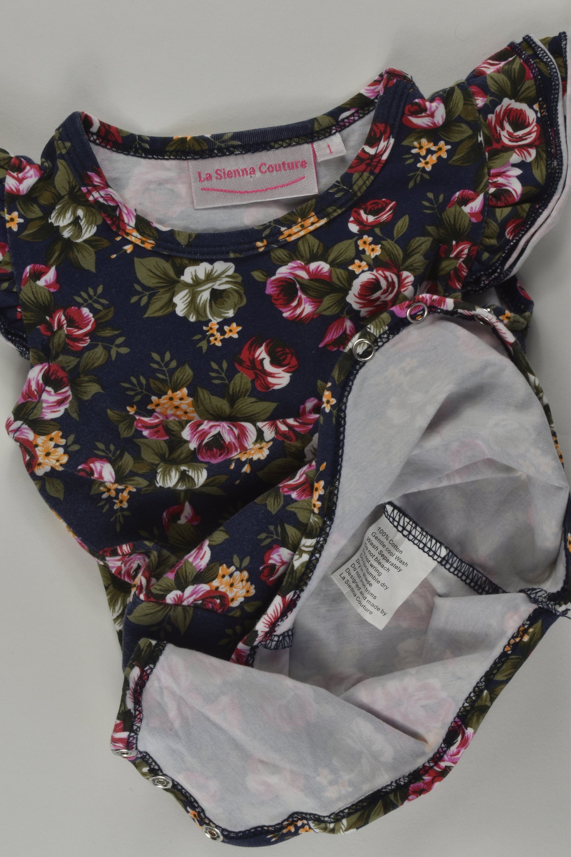 La Sienna Couture Size 1 Floral Bodysuit