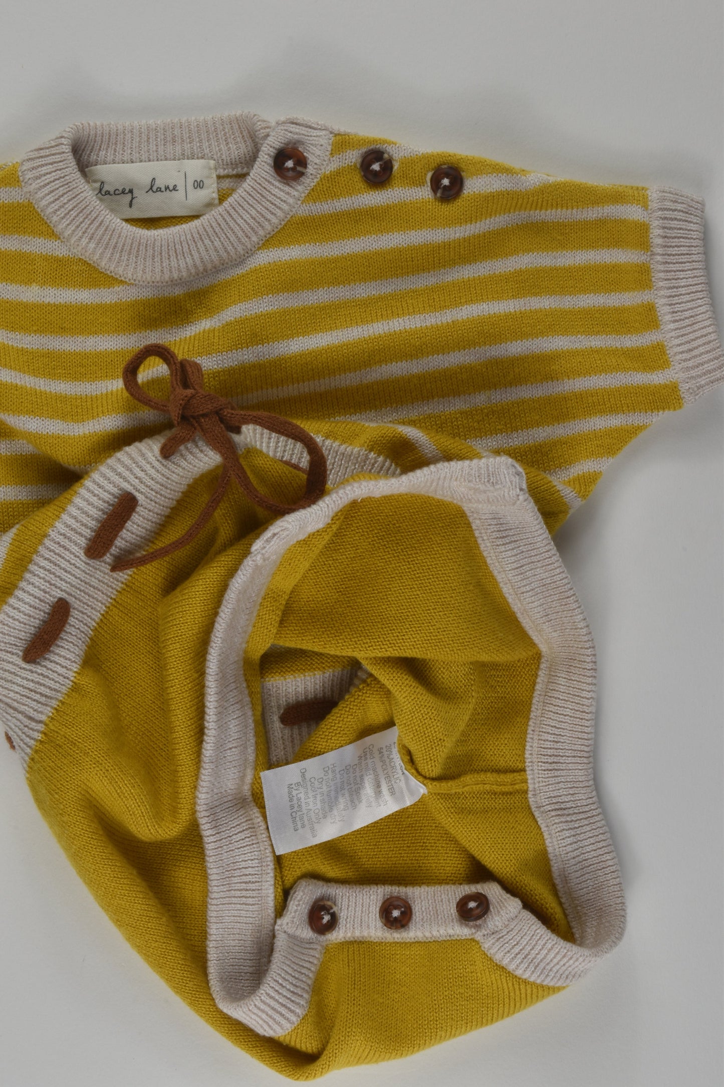 Lacey Lane Size 00 Knit Romper