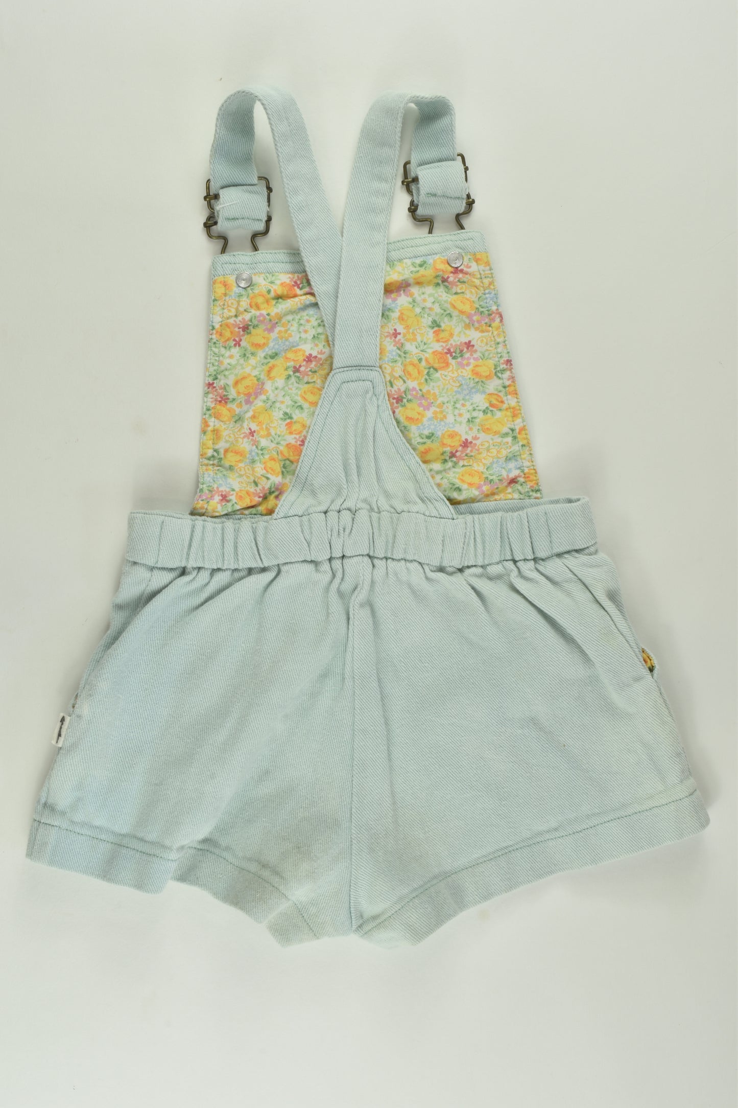 Lacey Lane Size 4 Short Denim Overalls
