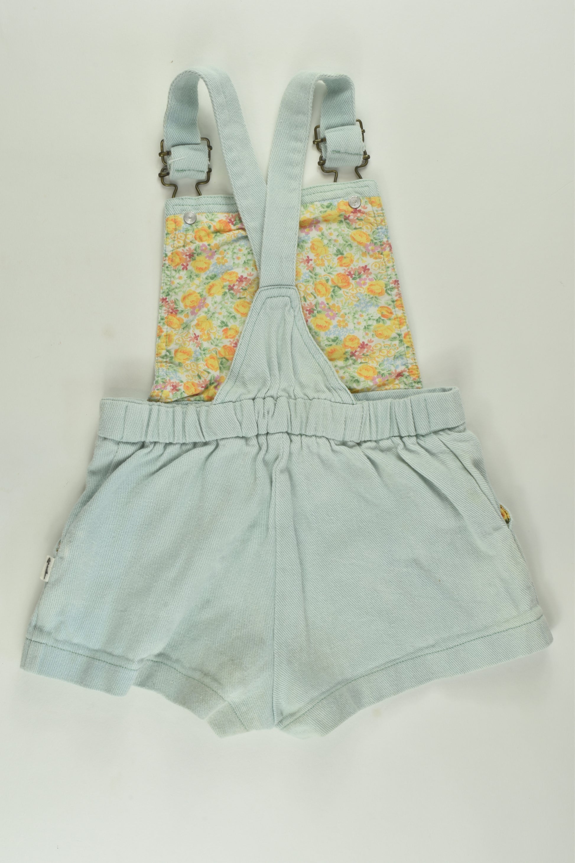 Lacey Lane Size 4 Short Denim Overalls