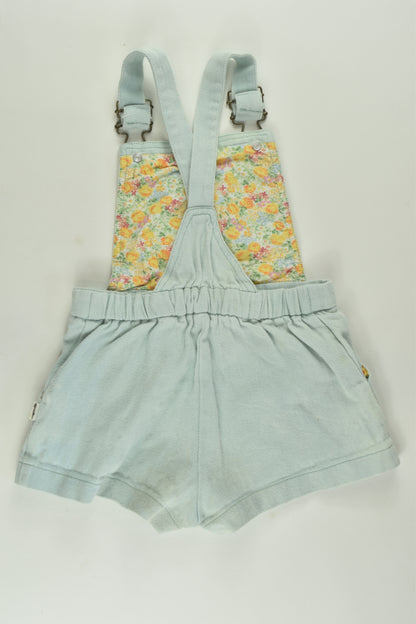 Lacey Lane Size 4 Short Denim Overalls