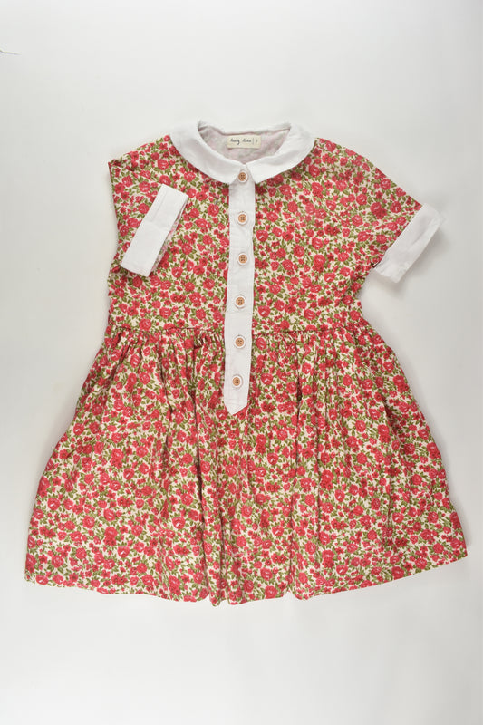 Lacey Lane Size 7 Lined Floral Dress