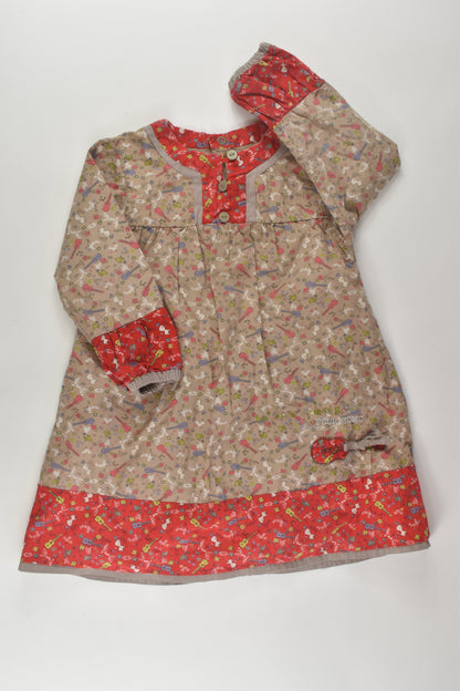 Le Compagnie Des Petits Size 2 Lined Dress