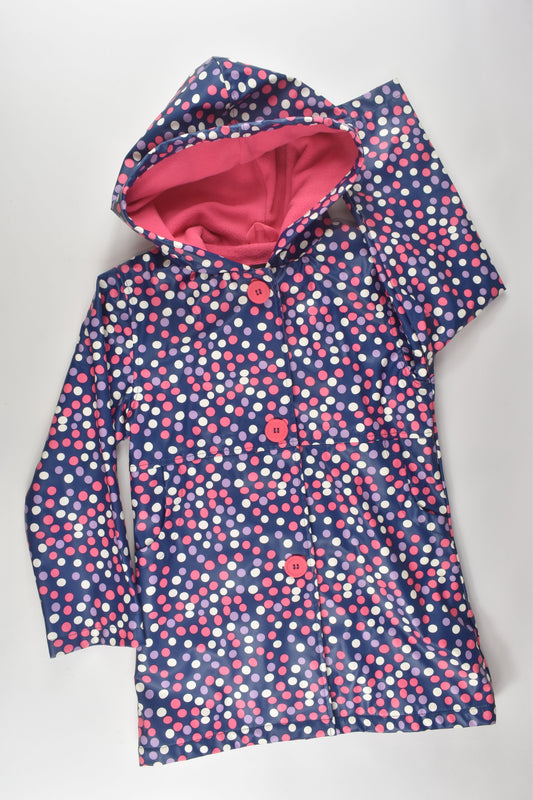 Lily & Dan Size 5 Fleece Lined Rain Jacket