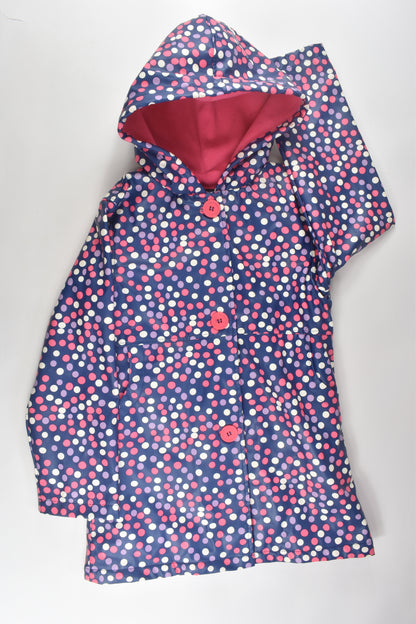 Lily & Dan Size 6 Fleece Lined Rain Jacket