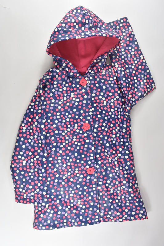 Lily & Dan Size 6 Fleece Lined Rain Jacket