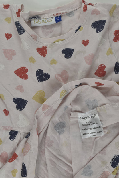 Lily & Dan Size 6 Love Hearts Dress