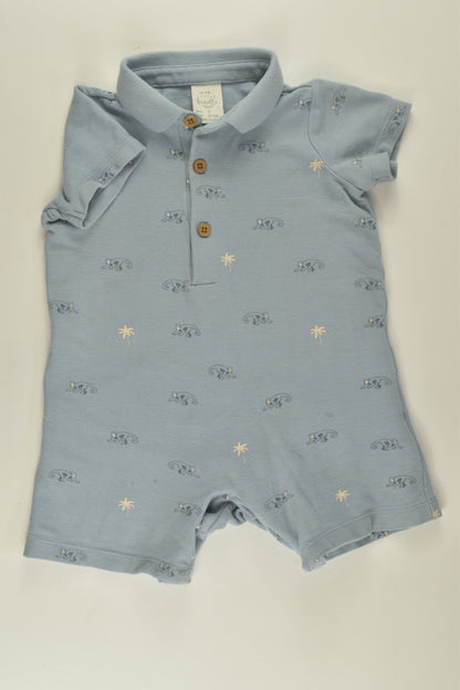 Little Bundle Size 0 Monkey Short Romper