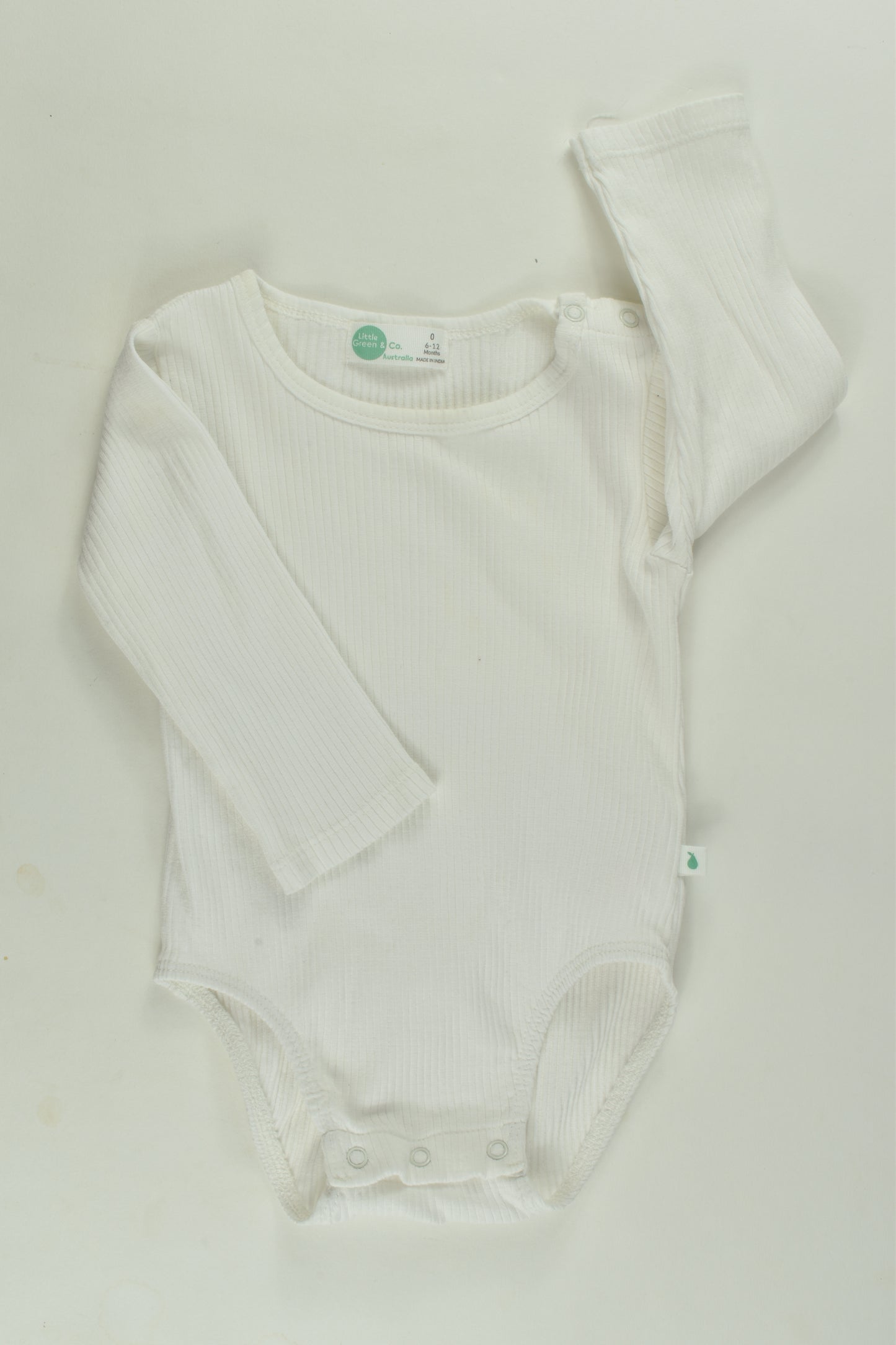 Little Green & Co Size 0 Ribbed Bodysuit