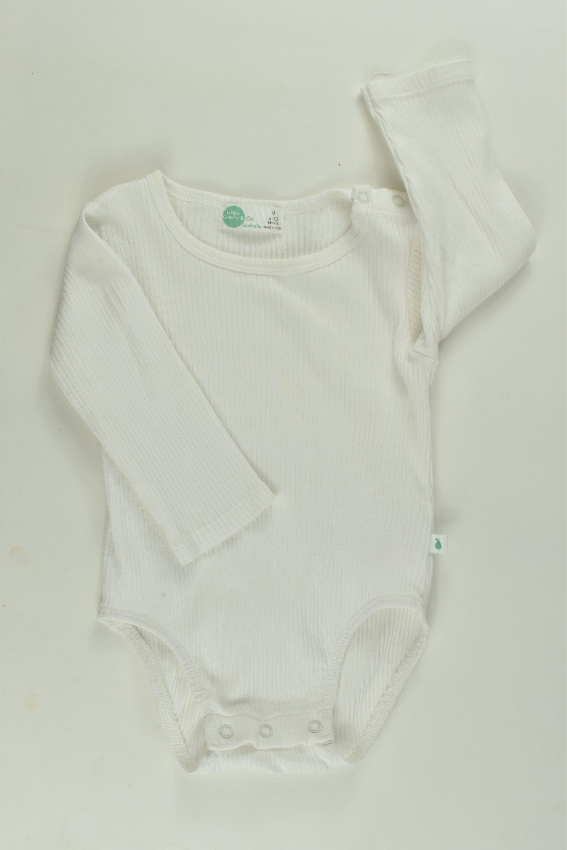 Little Green & Co Size 0 Ribbed Bodysuit