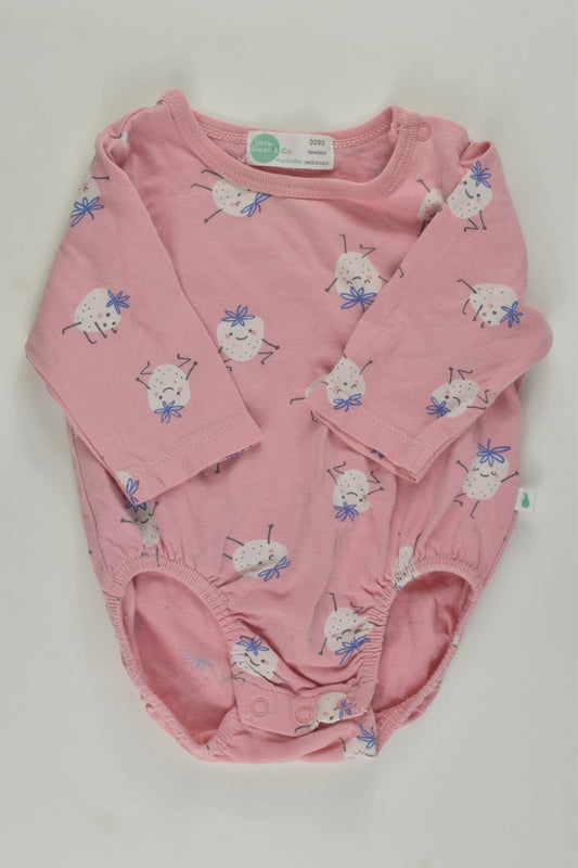 Little Green & Co Size 0000 Organic Bodysuit