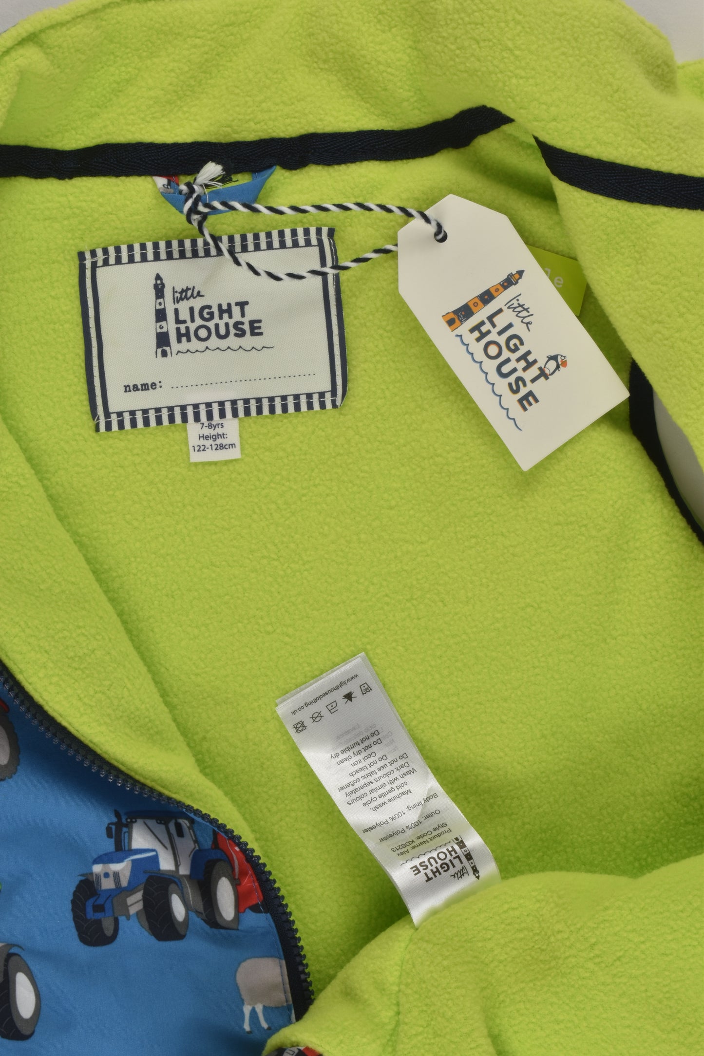 Little Lighthouse Size 7-8 Waterproof Vest