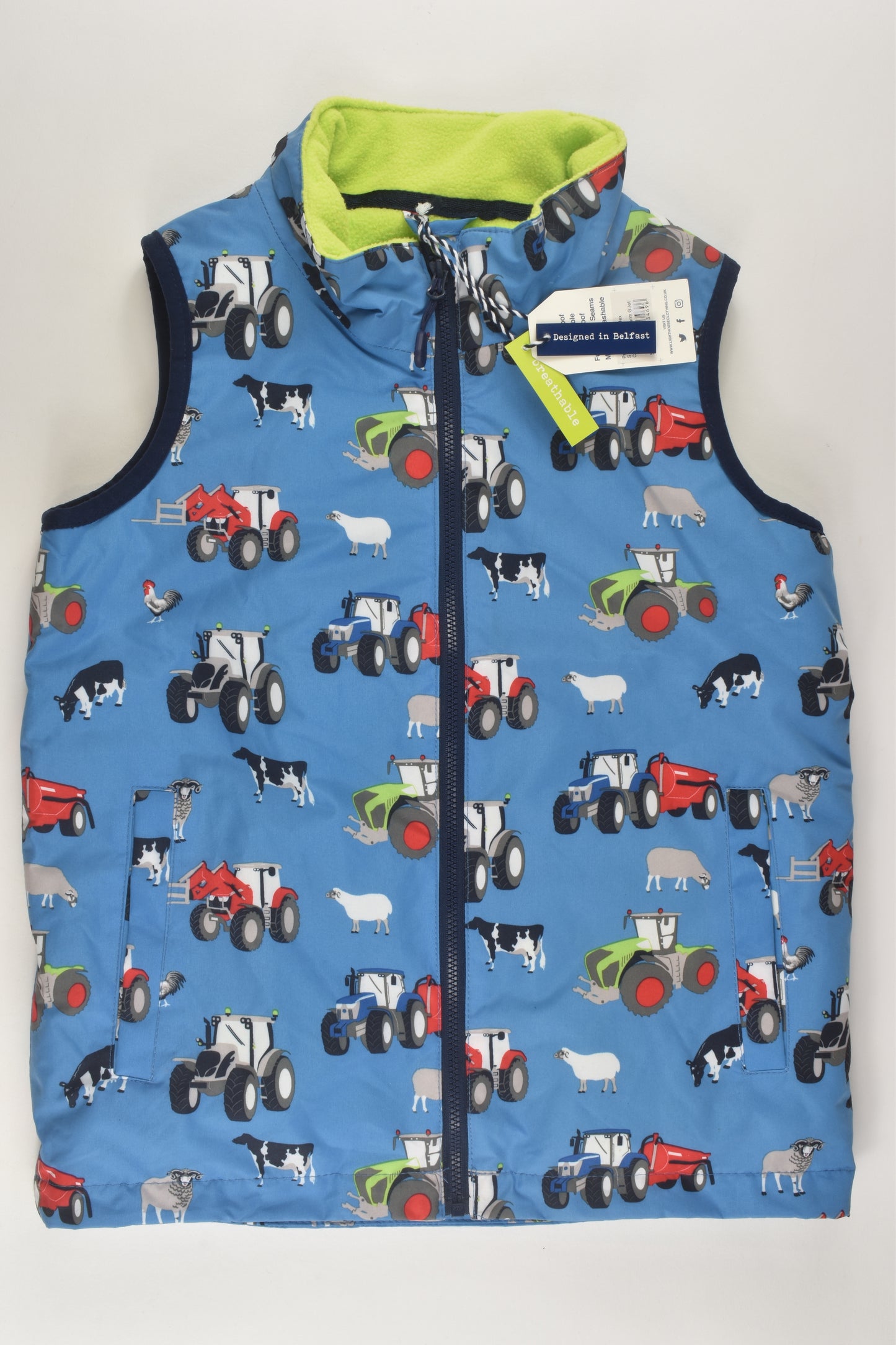 Little Lighthouse Size 7-8 Waterproof Vest