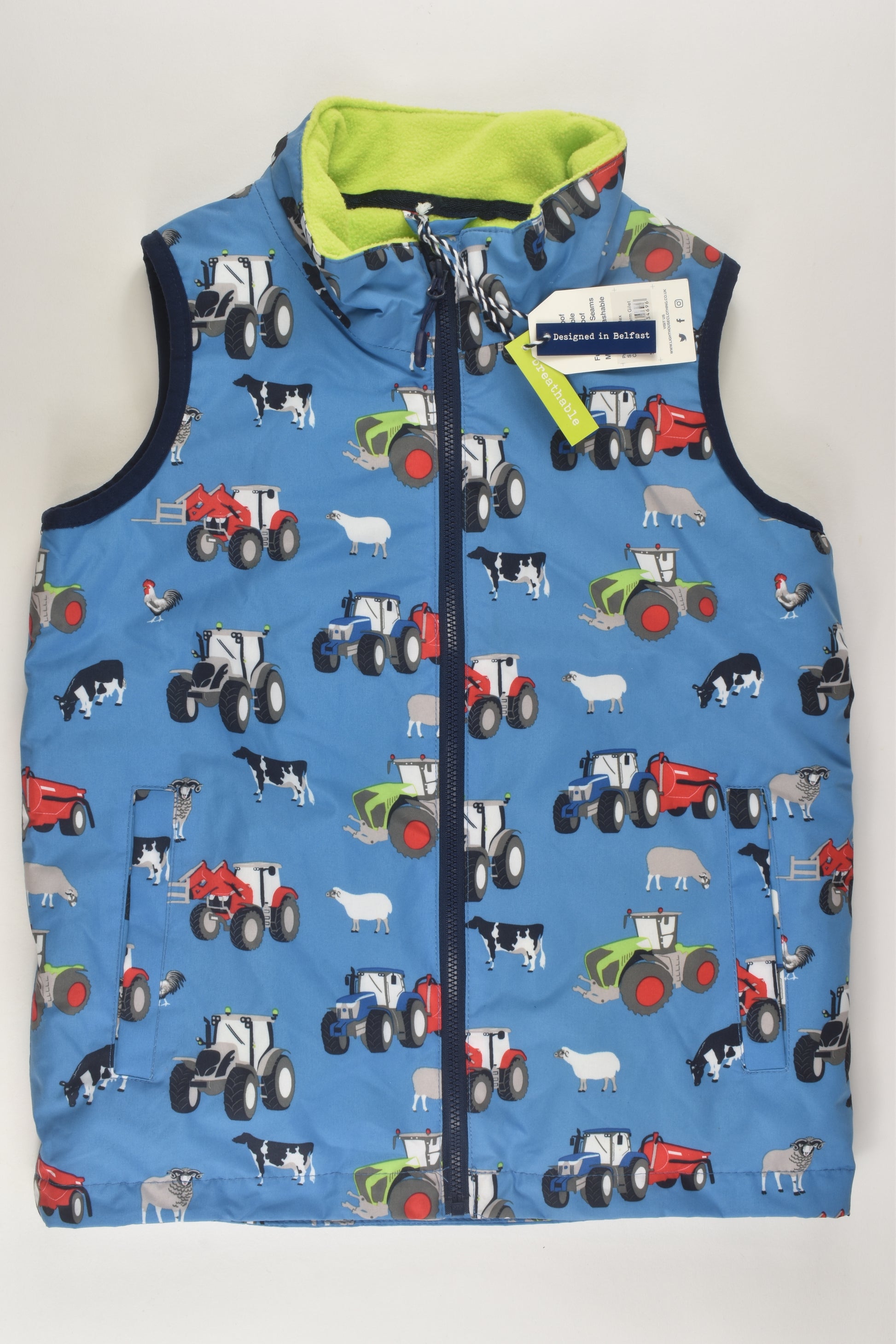 Little Lighthouse Size 7-8 Waterproof Vest