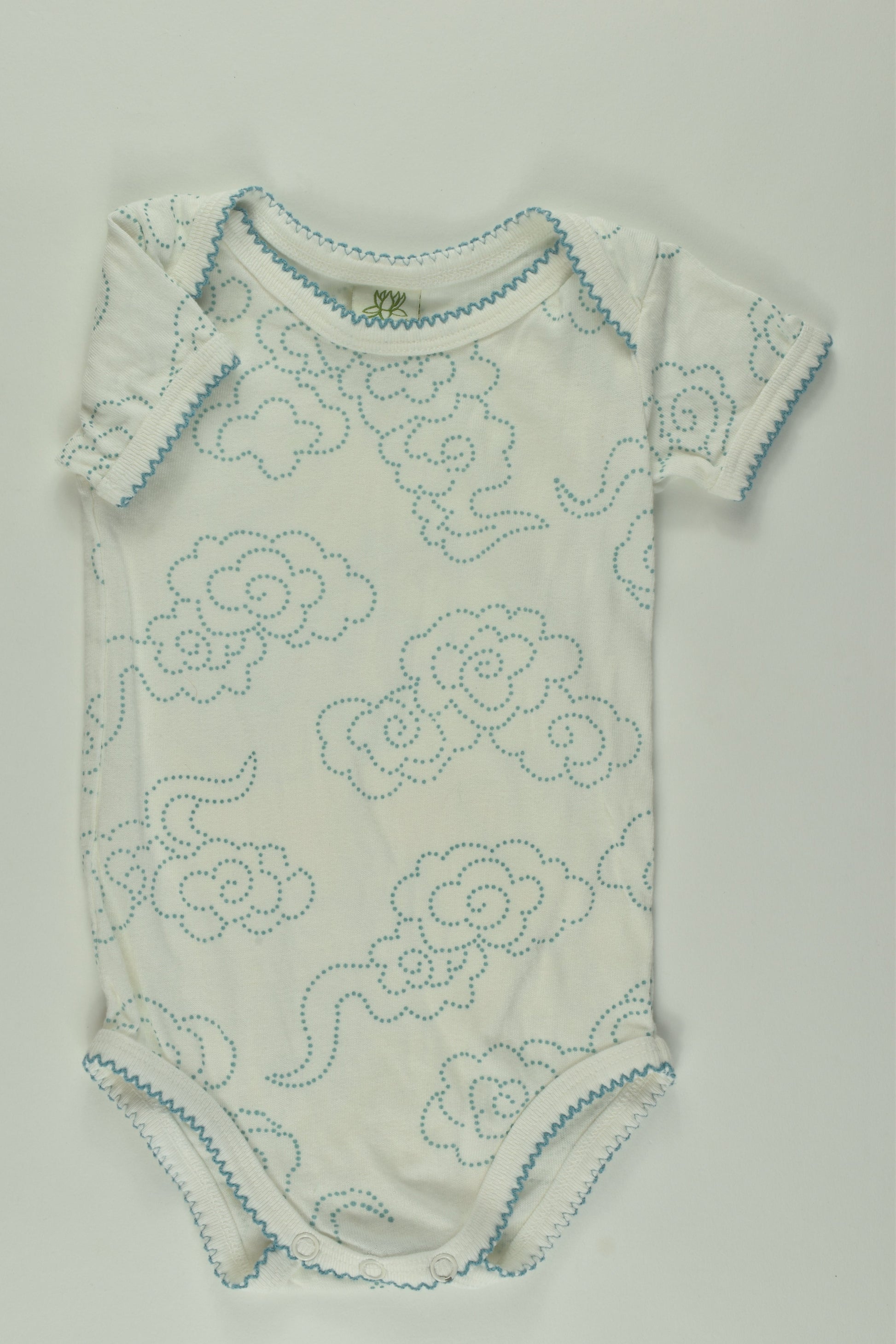 Little Lotus Size 0 Bamboo Blend Bodysuit