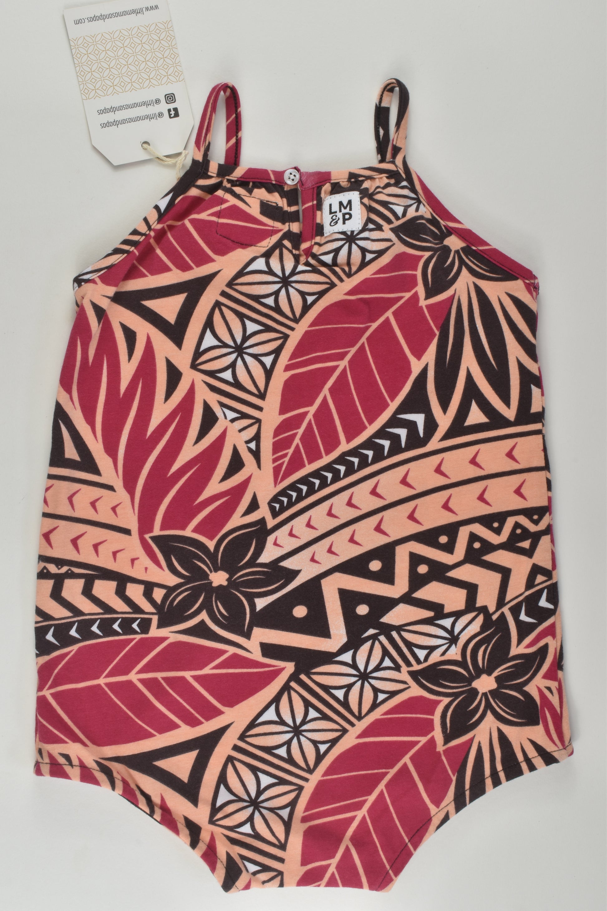 Little Mamas & Papas Size 3-4 Short Playsuit