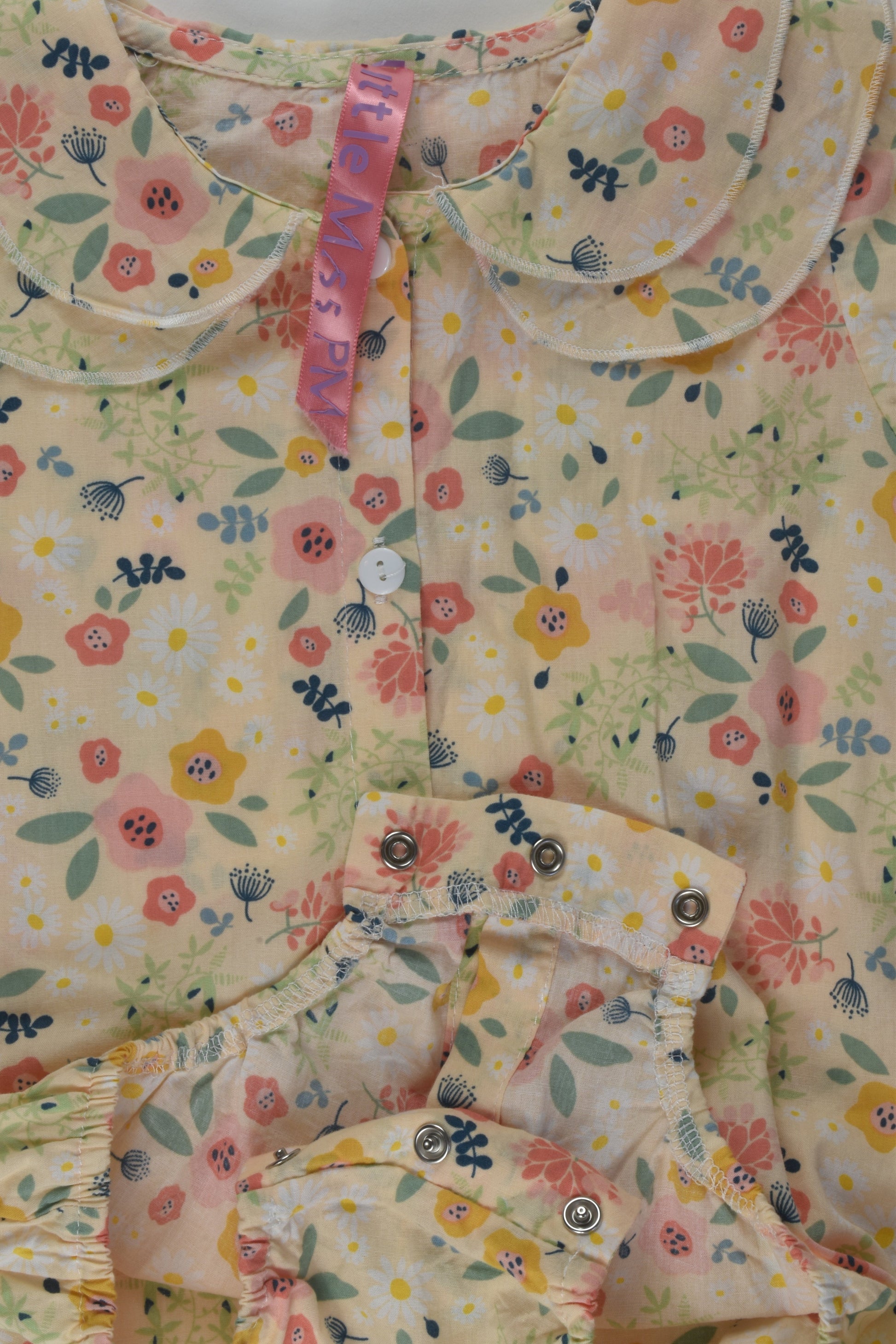 Little Miss PM Size 1 Floral Romper