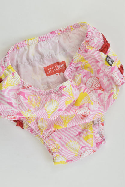 Littlehorn Size 1 (12-18 months) Hot Air Balloons Nappy Cover
