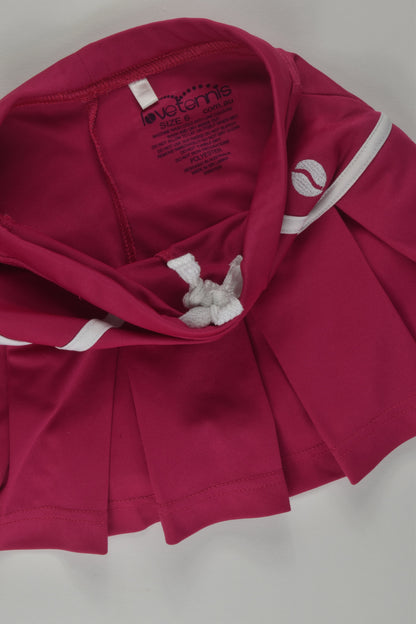 Love Tennis Size 6 Skort