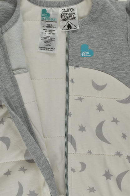 Love to Dream Size 2 Tog 2.5 Sleep Suit