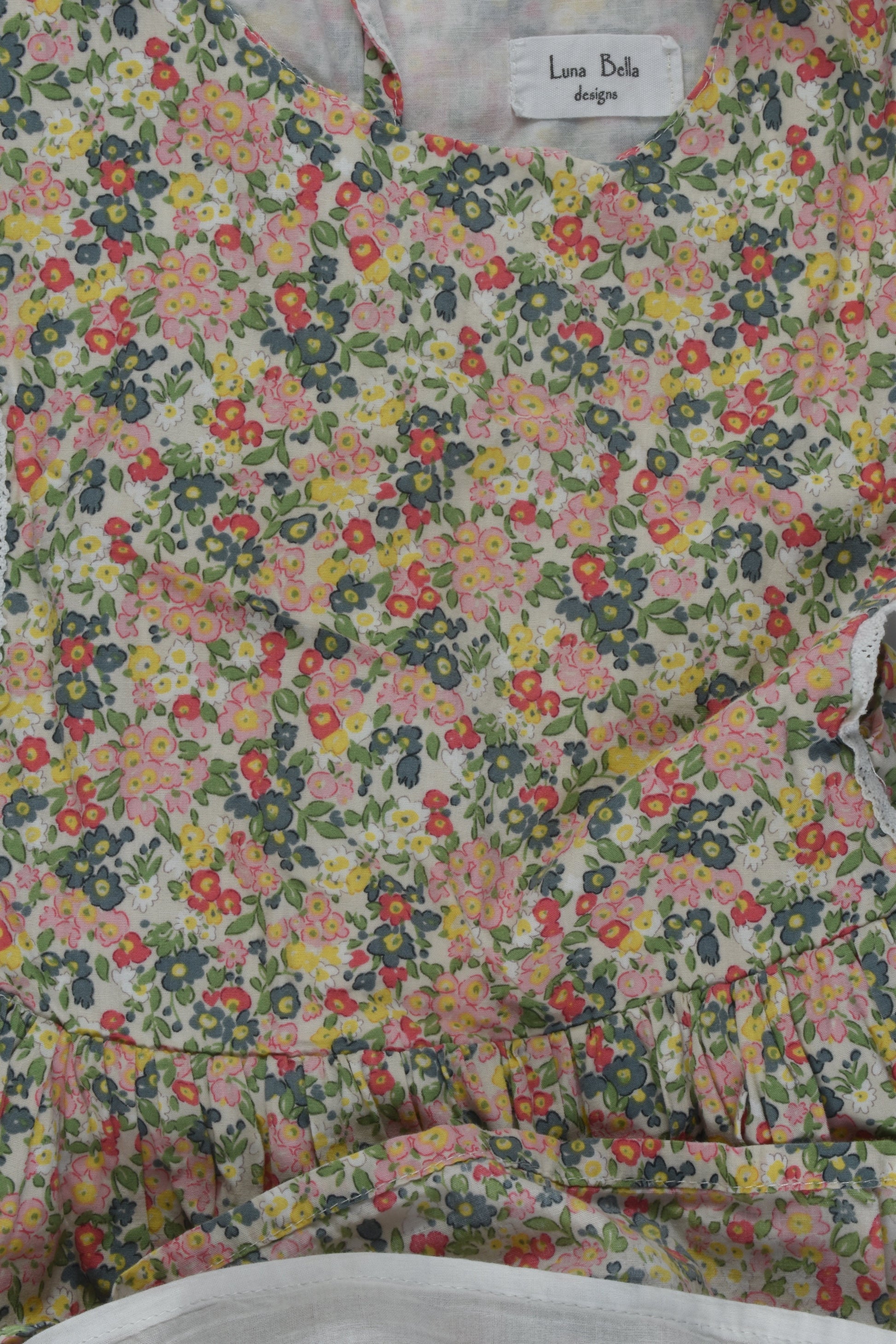 Luna Bella Designs Size 6-7 Floral Dress