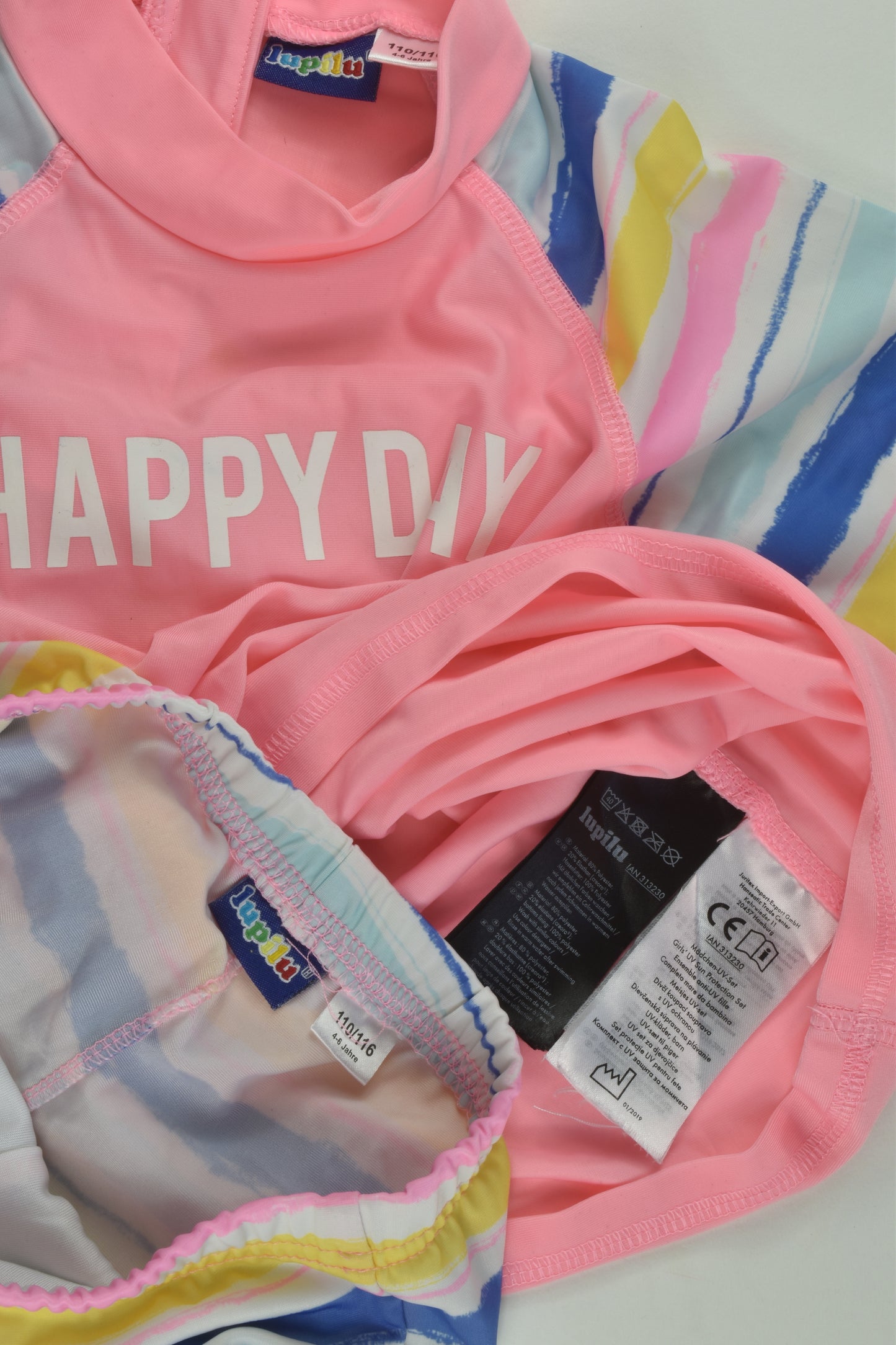 Lupilu Size 4-6 Rashie Outfit