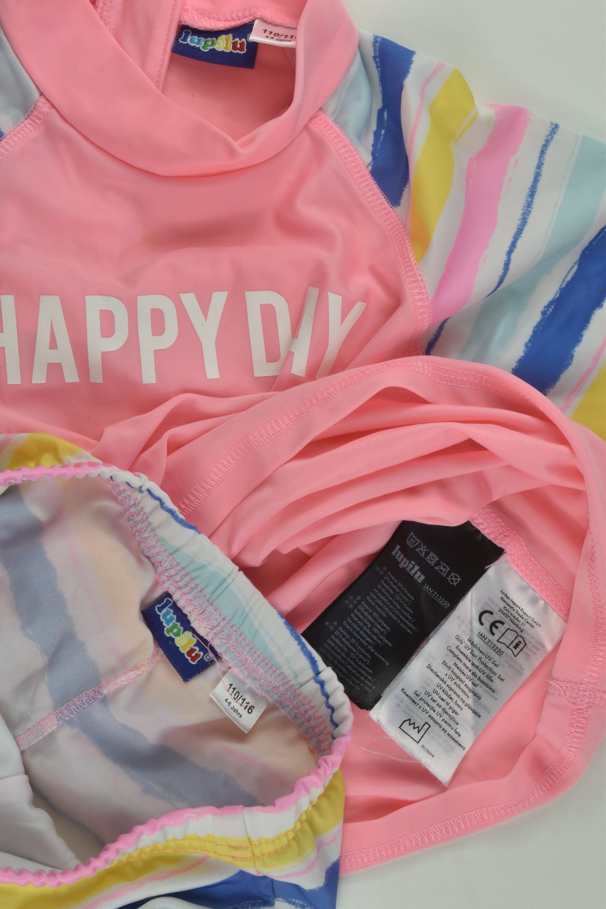 Lupilu Size 4-6 Rashie Outfit