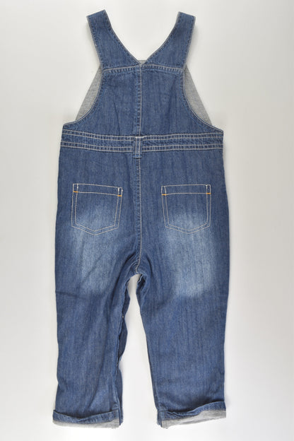M&Co Size 1 Lined Denim Overalls