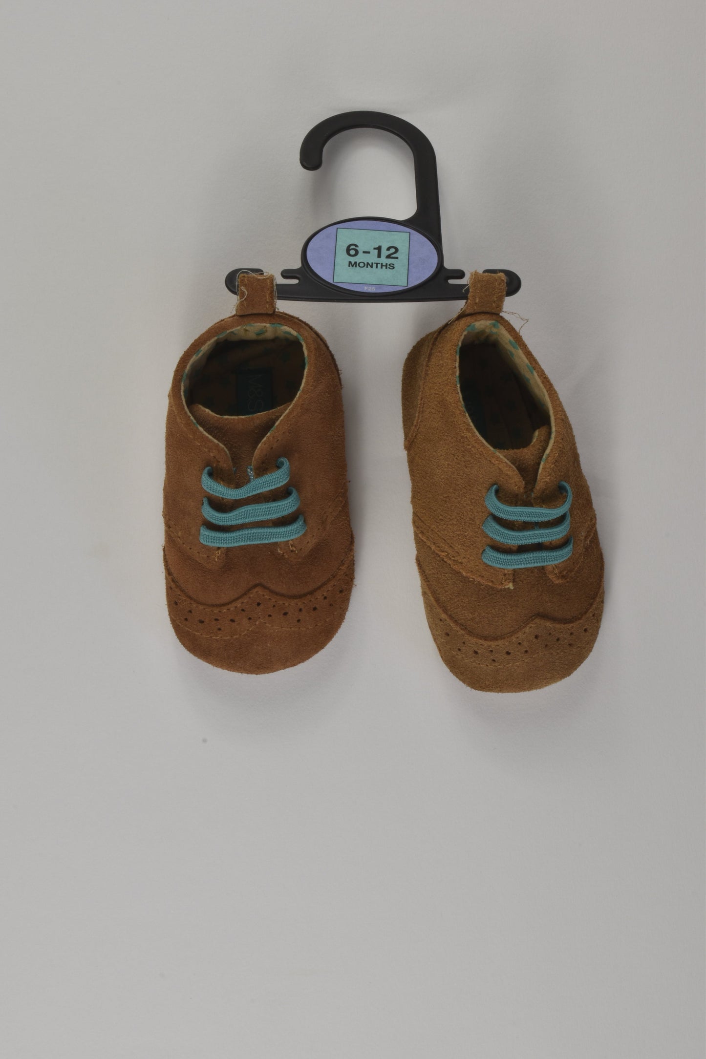 M&S Size 6-12 months Leather Soft Sole Shoes