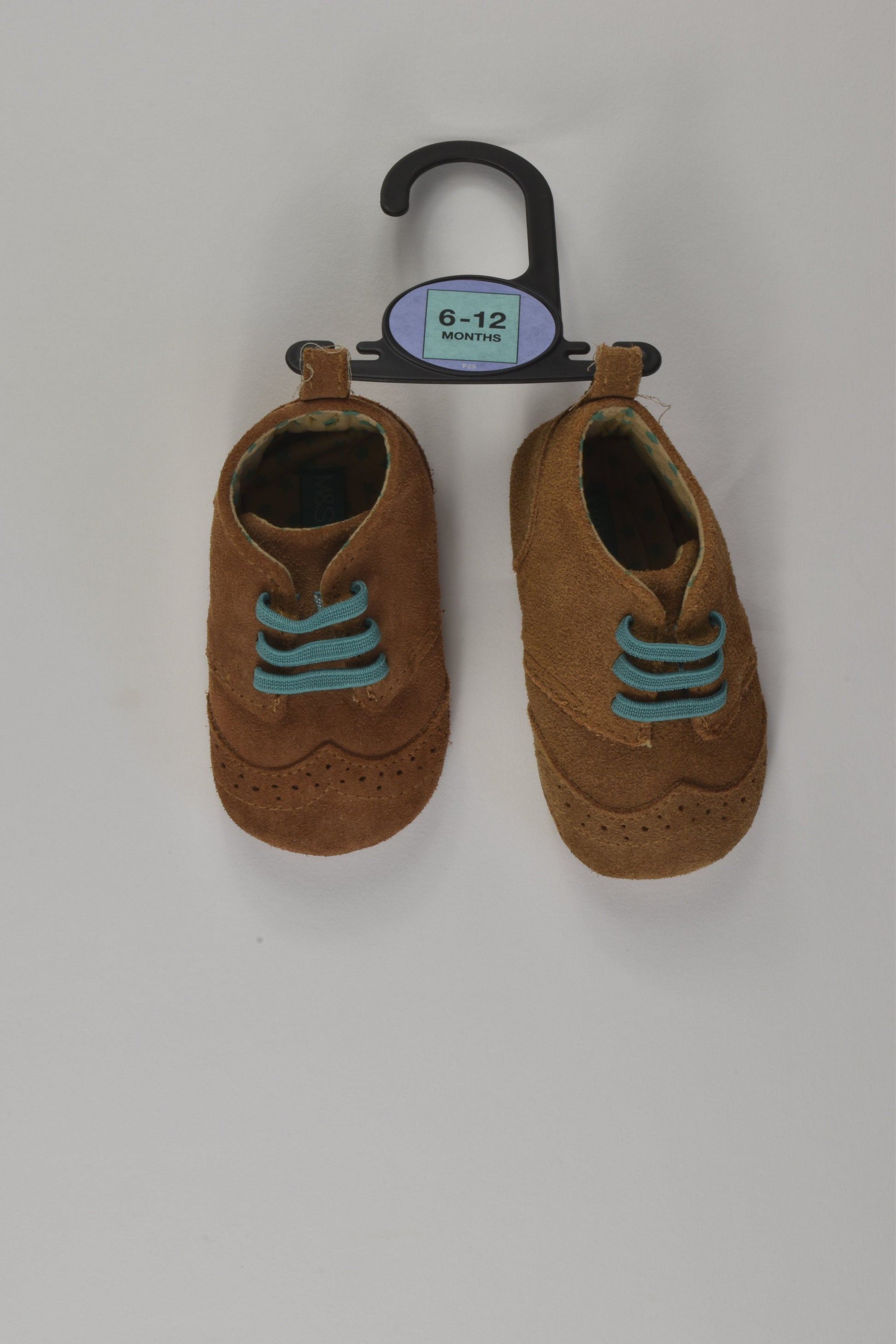 M&S Size 6-12 months Leather Soft Sole Shoes