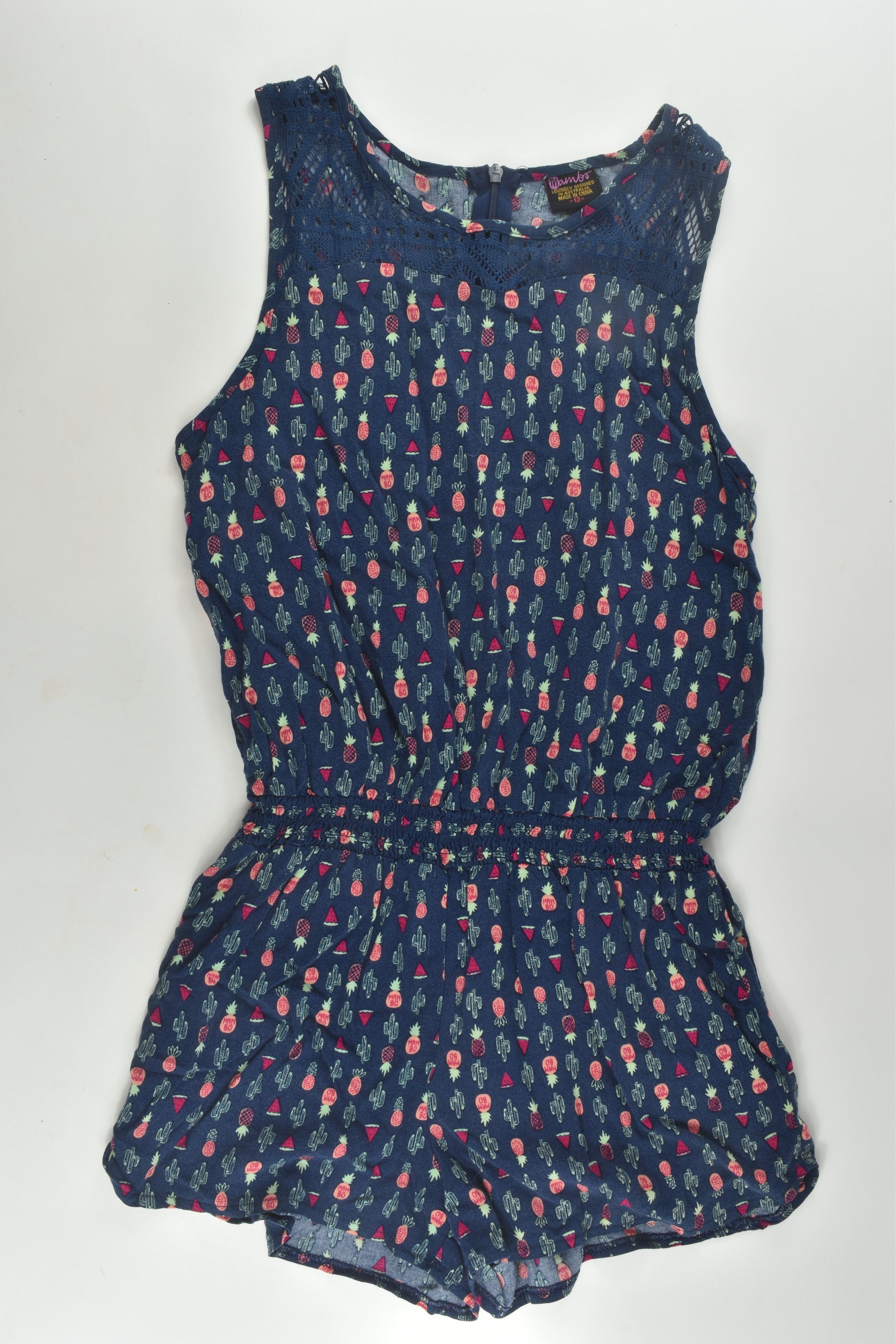 Mambo Size 12 Viscose Jumpsuit