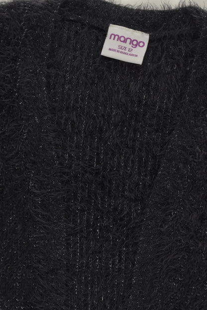 Mango Size 12 Fluffy Cardigan
