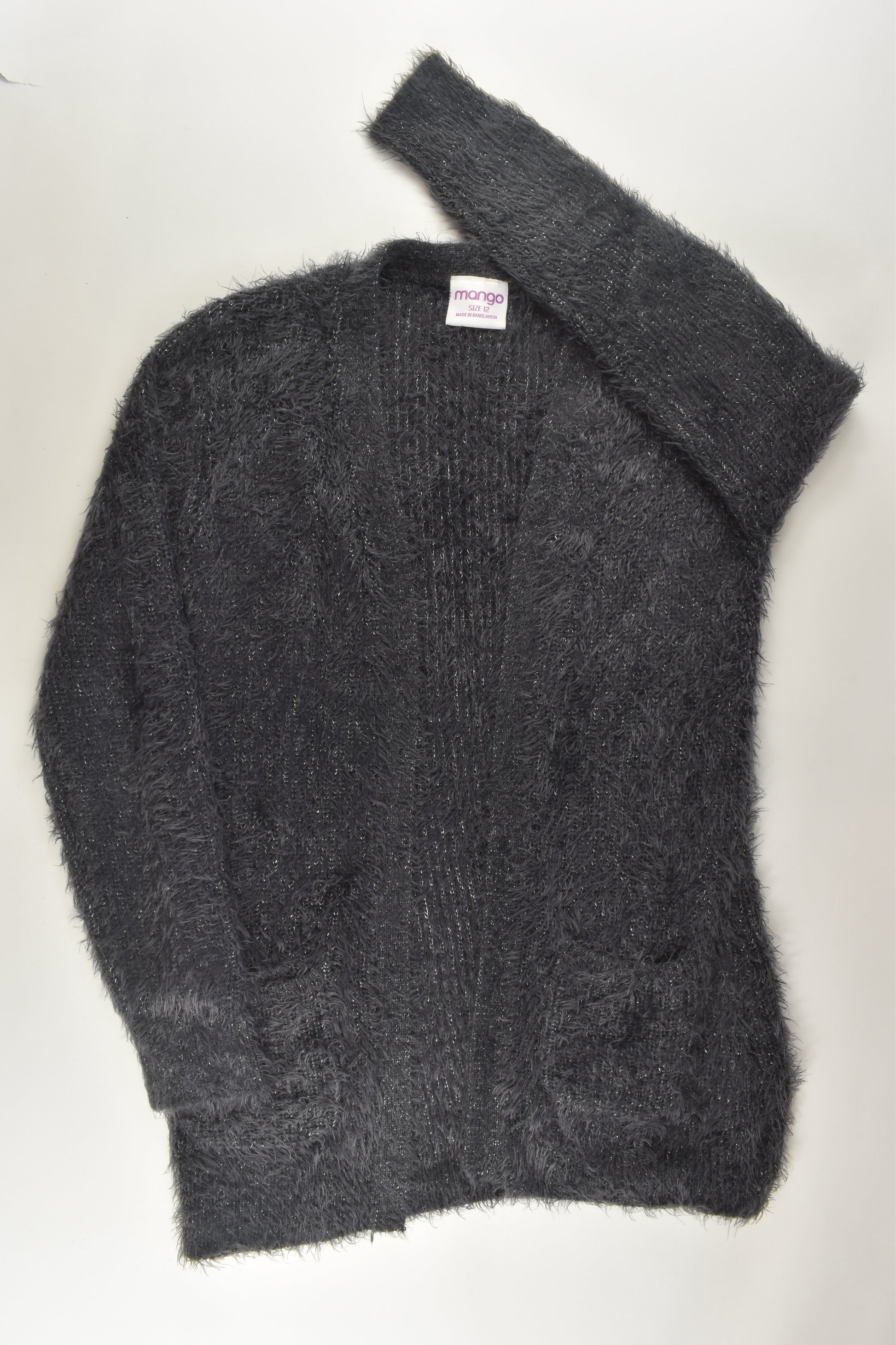 Mango Size 12 Fluffy Cardigan