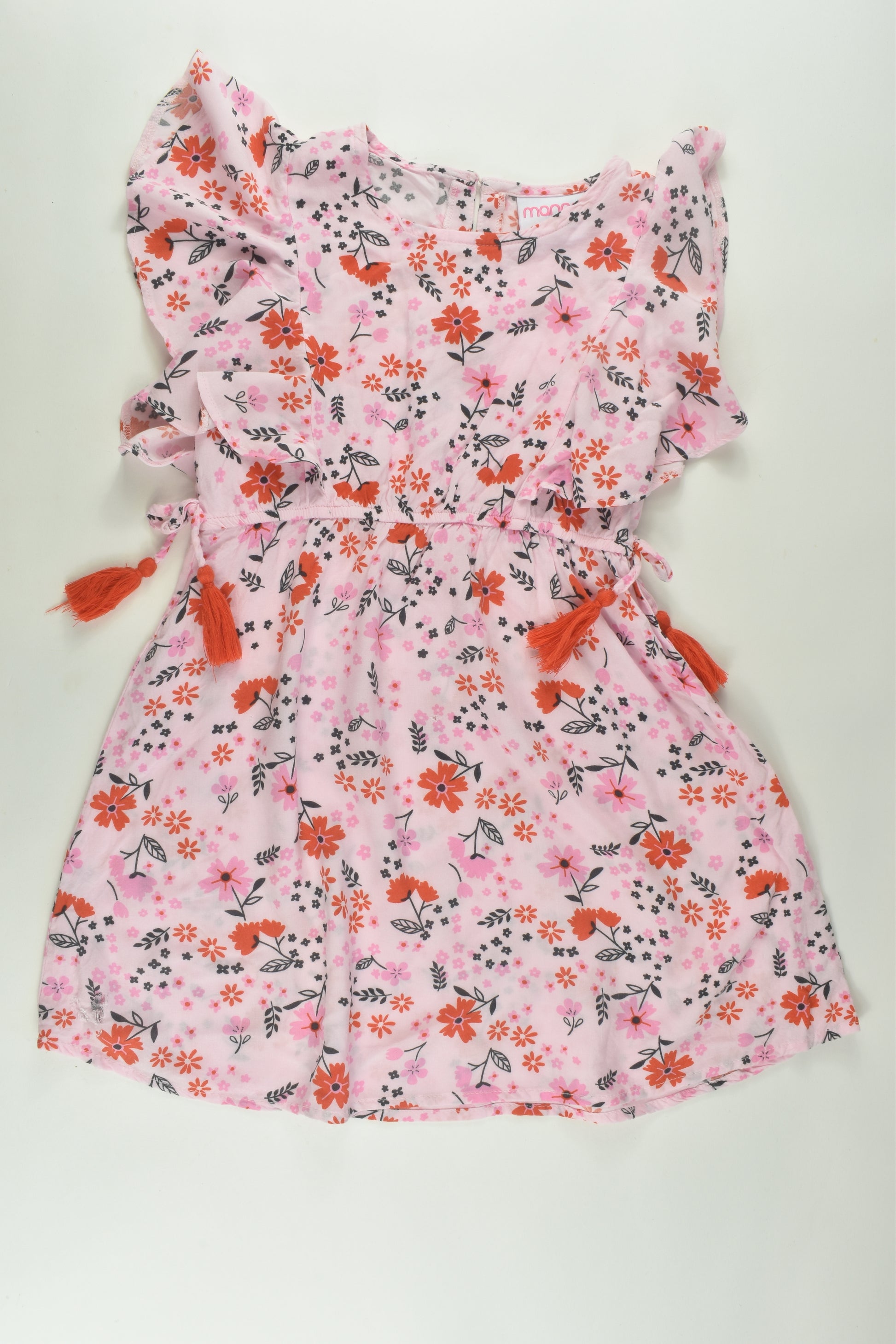 Mango Size 6 Floral Viscose Dress