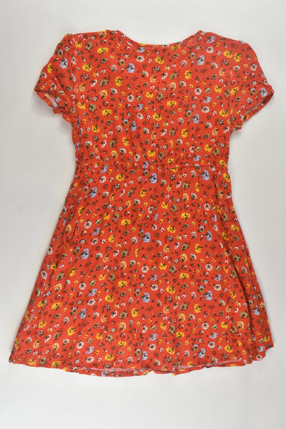 Mango Size 8 Floral Viscose Dress