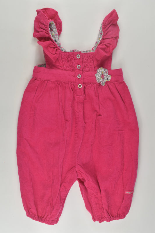 Marie Claire Paris Size 00 Lightweight Cord Overalls