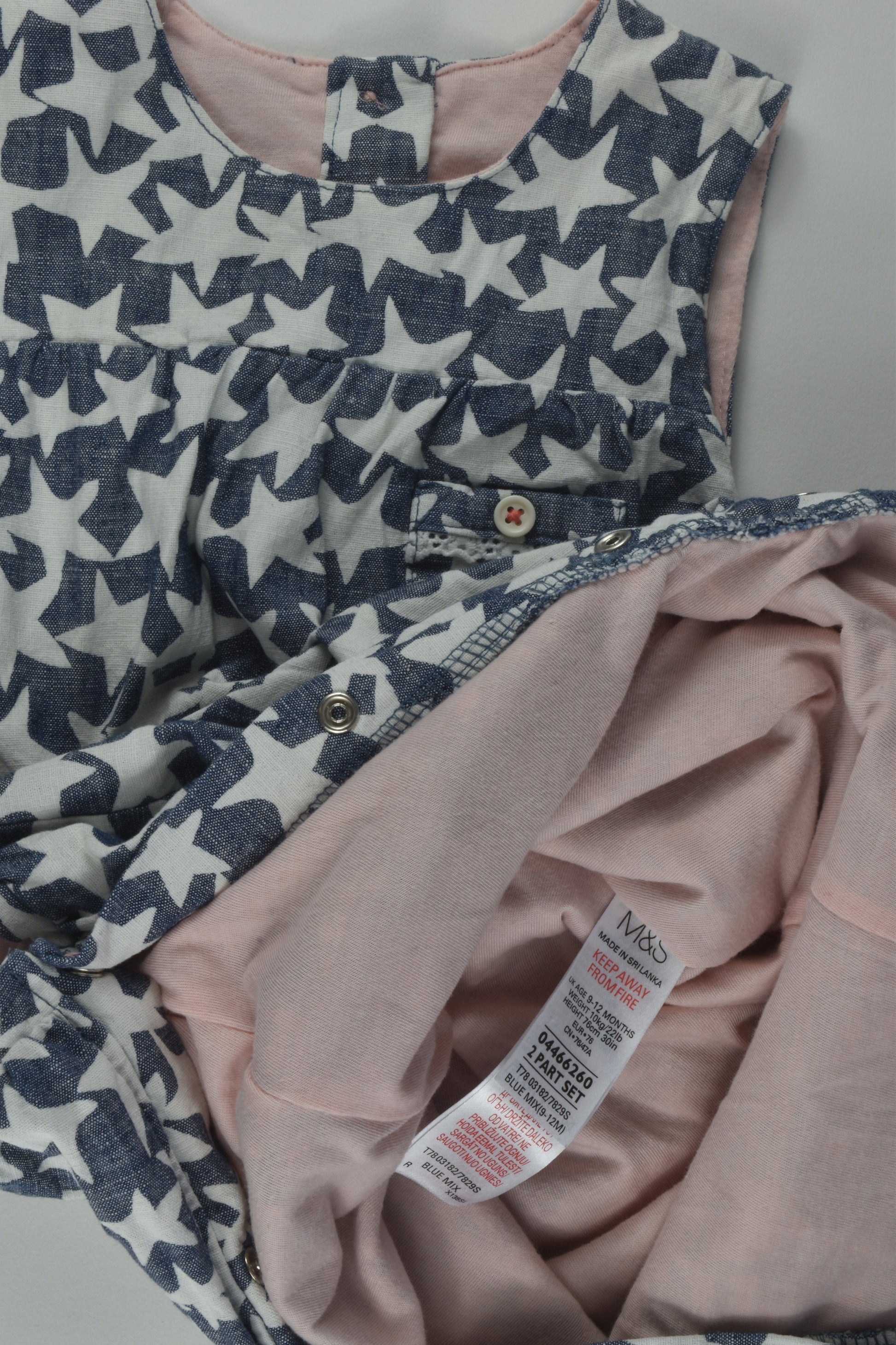 Marks & Spencer Size 0 Lined Star Overalls