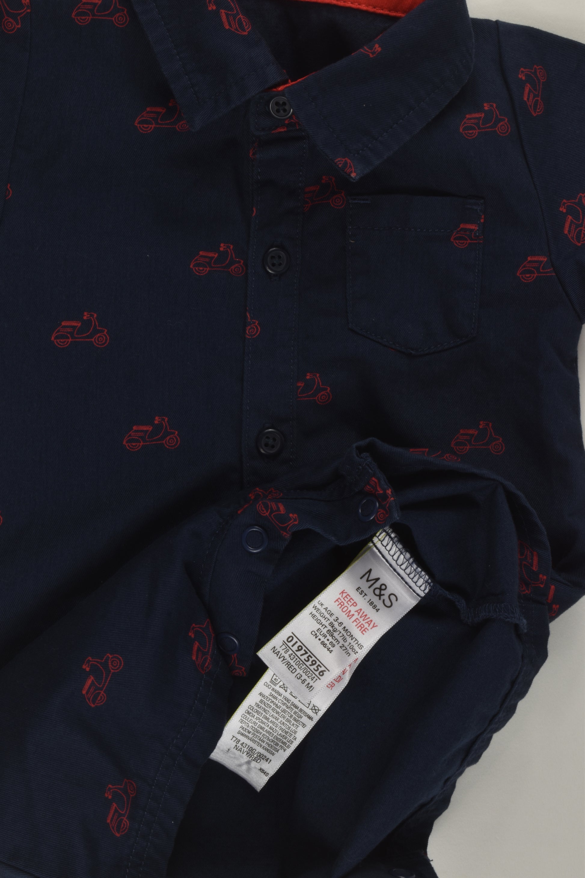 Marks & Spencer Size 00 Vespa Short Romper