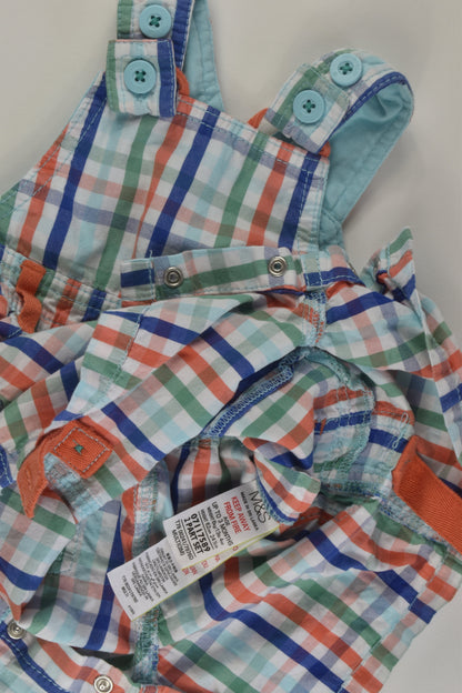 Marks & Spencer Size 000 Checked Overalls