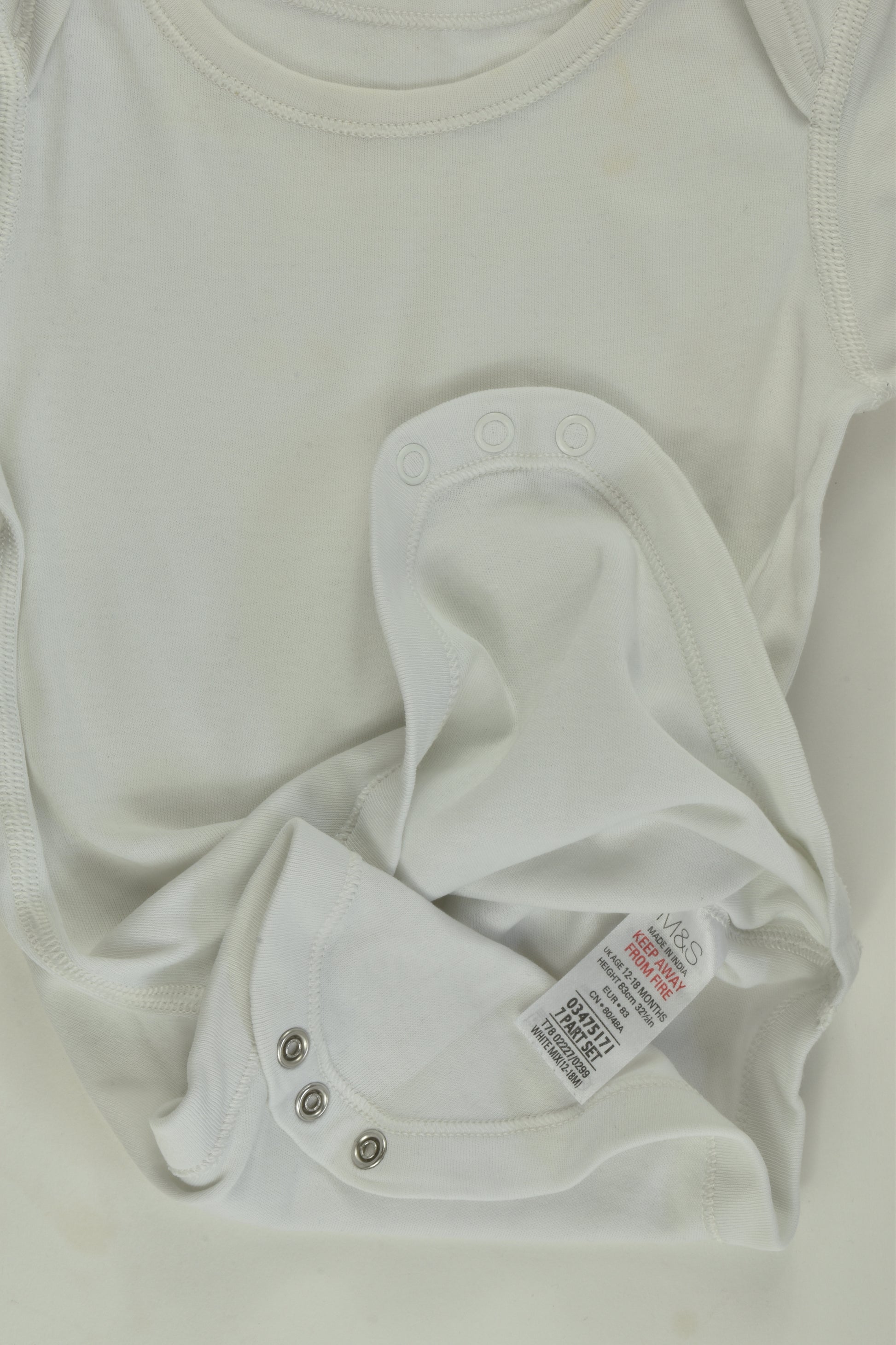 Marks & Spencer Size 1 White Bodysuit