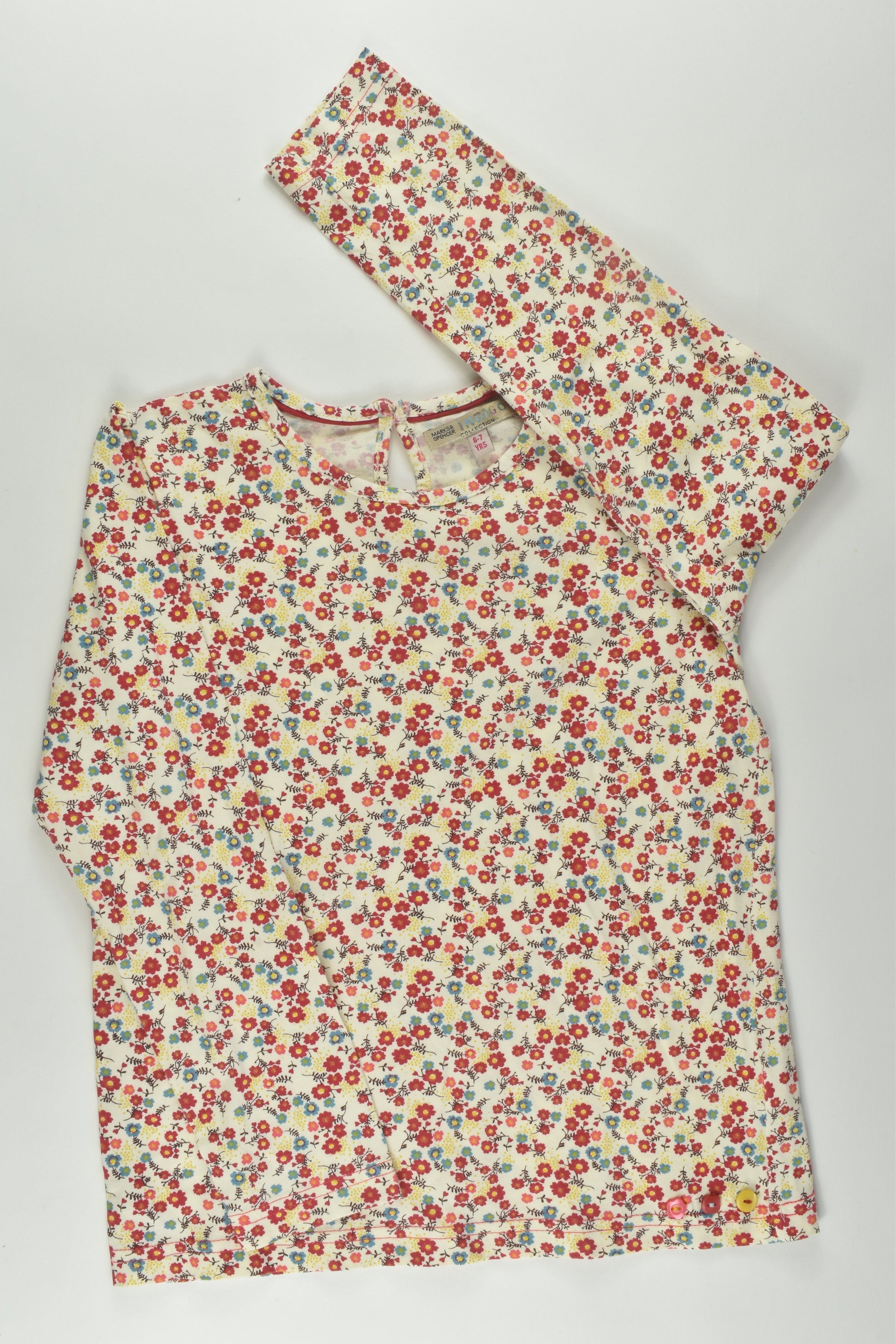 Marks & Spencer Size 6-7 Floral Top
