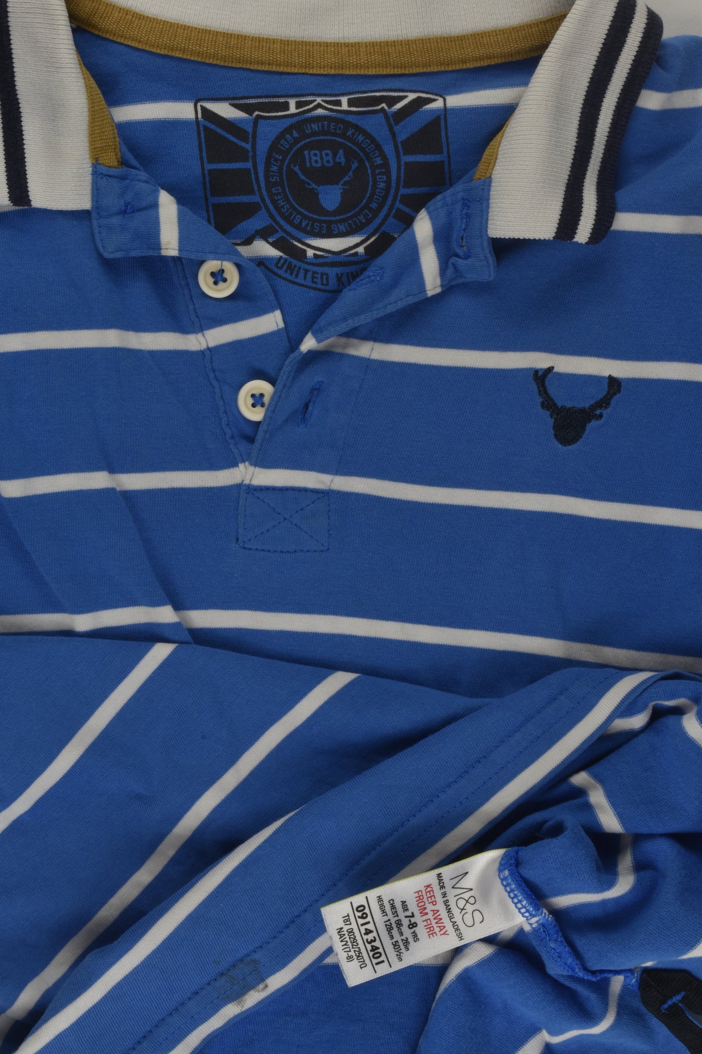 Marks & Spencer Size 7-8 Collared Shirt