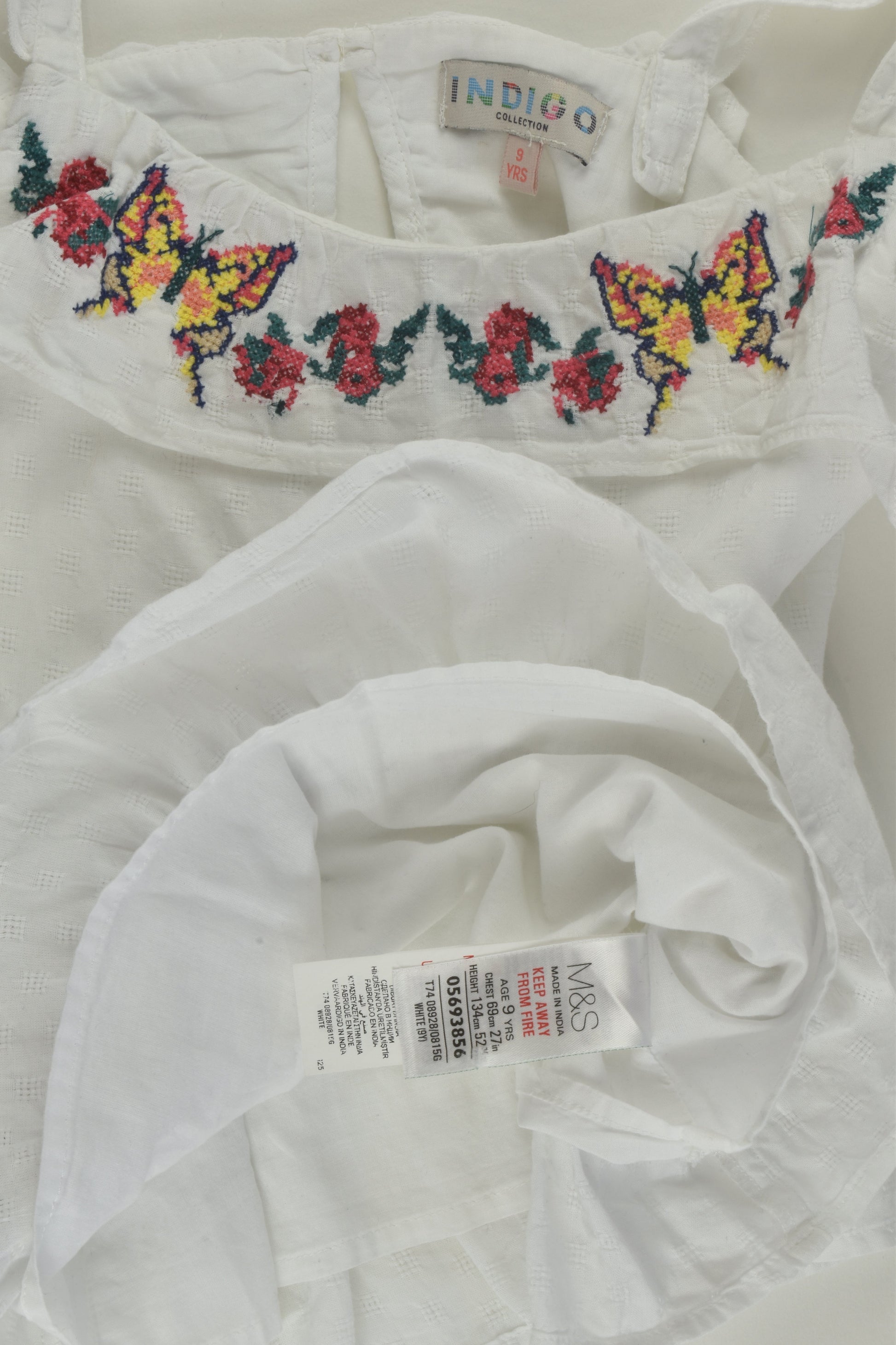 Marks & Spencer Size 9 Embroidery Blouse