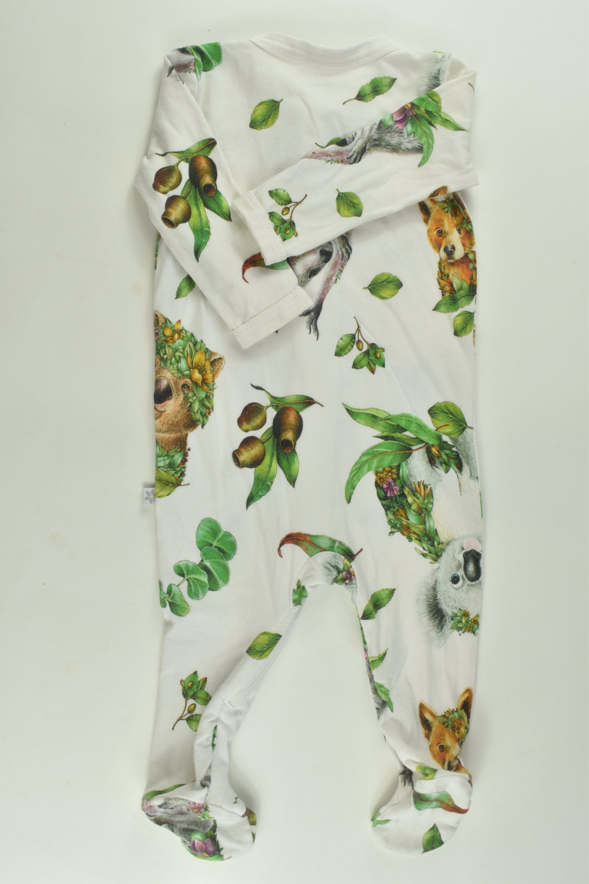 Marquise Size 00 Australian Fauna and Flora Romper