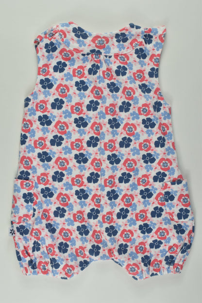 Marquise Size 00 Floral Short Romper