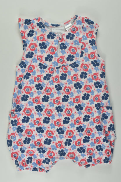 Marquise Size 00 Floral Short Romper