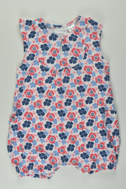 Marquise Size 00 Floral Short Romper