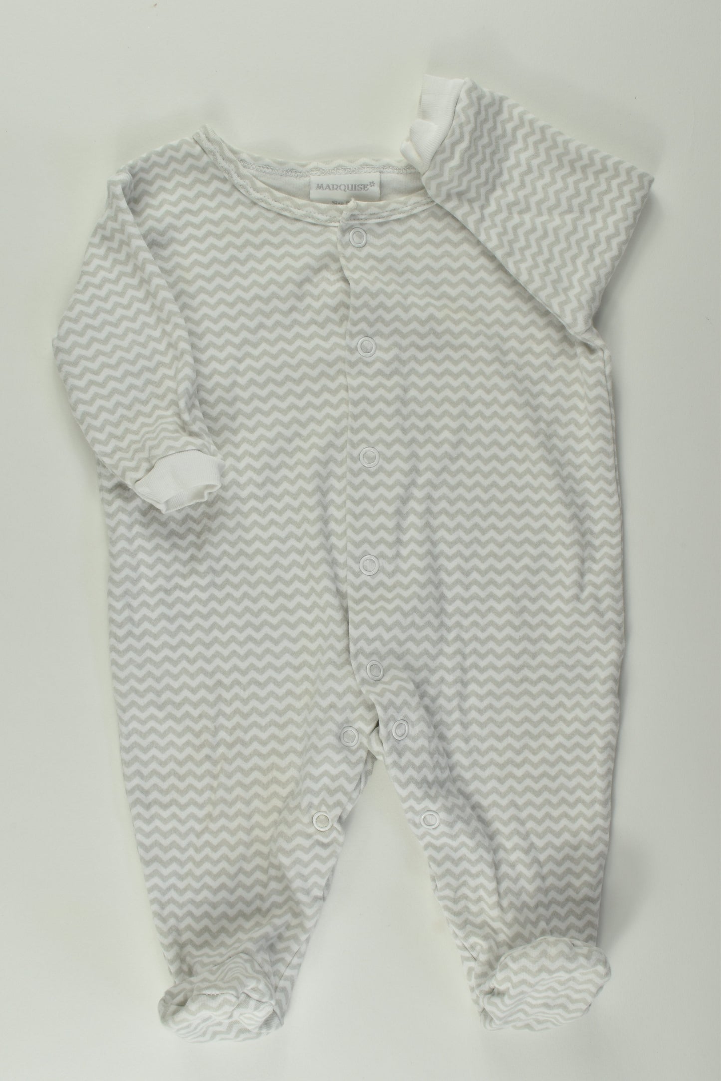Marquise Size 000 Footed Romper