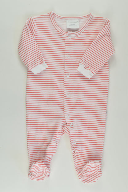 Marquise Size 000 Striped Romper